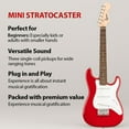 thumbnail image 5 of Fender Squier 3/4-Size Kids Mini Strat Electric Guitar - Dakota Red w/ Amplifier, 5 of 9