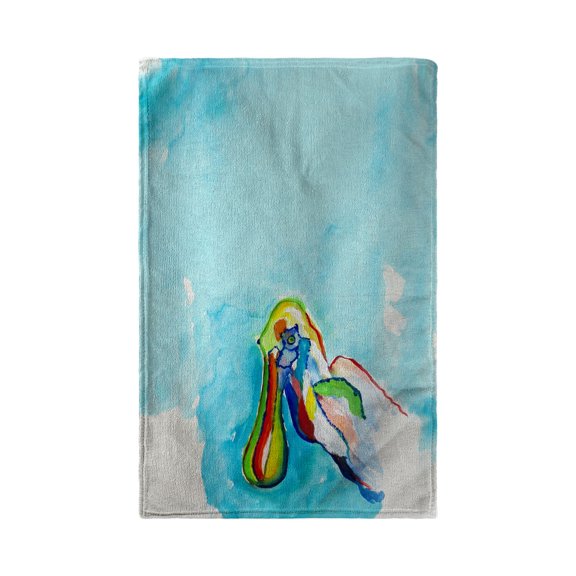 Betsy Drake Spoonbill Head Kitchen Towel