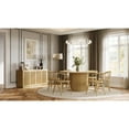 thumbnail image 2 of Auden 60" Round Mid-Century Modern Fluted Pedestal Base Dining Table, 2 of 4