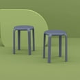 thumbnail image 2 of Compamia Tom Resin Dining Stool in Dark Gray finish, 2 of 4