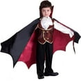 thumbnail image 2 of Joyfy Gothic Vampire Costume Kids, Toddler Vampire Costume Halloween Vampire Costume, Vampire costume for boys, Halloween Party Dress Up (5-7yrs), 2 of 9
