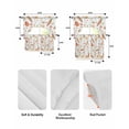 thumbnail image 5 of Easter Eggs Swag Curtains for Living Room/Bedroom Windows, Carrots Spring Daisy Flower Botanical Rustic Kitchen Curtains and Valances Set 36 Inch Length, Light Filtering Swags Valance Curtain Panels, 5 of 5