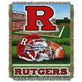 thumbnail image 2 of LHM COL Rutgers Woven Tapestry Blanket, 2 of 2