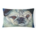 thumbnail image 1 of Carolines Treasures 7422PW1216 Pug Coussin Décoratif en Tissu, 1 of 3