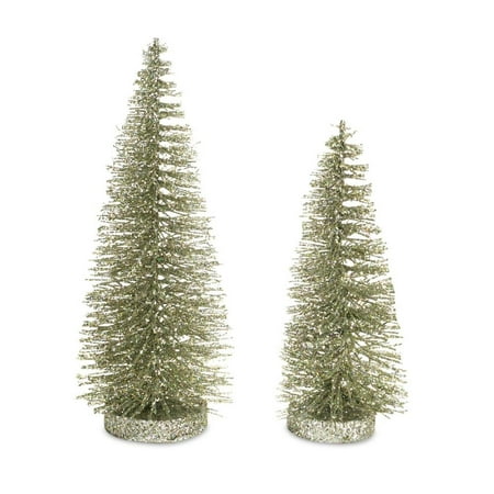 UPC 746427723961 product image for Club Pack of 12 Green and Silver Decorative Artificial Christmas Tree 11