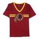 thumbnail image 1 of Playera adornada con logo de diamantes de imitación de los Redskins de la NFL para mujer, rojo, XXL, 1 of 2