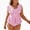 Pink, variant on Women Plus Size Swimsuits, Striped High Waist Ruffle Hem Swimwear Bikini Tankini Set, 2 Piece Bathing Suit