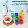 thumbnail image 3 of Aprendizaje para Bebés Bolas Iris en Tazas Con Tazas/bolas/tazón/cuchara Multicolor, 3 of 9
