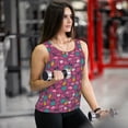 thumbnail image 6 of Hirioo Summer Flamingo for Women's Workout Tank Top Sleeveless Workout Tops Athletic Gym Shirts-X-Large, 6 of 7
