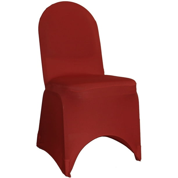 Your Chair Covers - Stretch Spandex Banquet Chair Cover Burgundy for ...