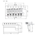 thumbnail image 4 of Sistema de Puente de Guitarra Eléctrica shamjiam Tremolo de Sillín Plano Rojo, 4 of 8