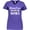 Purple, variant on Inktastic Maine Coon Mama with Flowers and Arrow Women's V-Neck T-Shirt