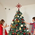 thumbnail image 3 of Christmas Octagonal Star Tree Topper, Christmas Tree Decoration for Indoor Office Christmas New Year Holiday Tree Decoration, 3 of 4