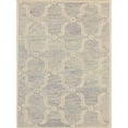 thumbnail image 4 of Safavieh Cambridge Collection CAM728G Handmade Moroccan Geometric Light Grey and Ivory Premium Wool Area Rug (2' x 3'), 4 of 10