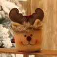thumbnail image 4 of ZMKIAG Snowman Santa Claus & Reindeer Themed Reusable Christmas Candy Bags - Festive 3D Doll Design Gift Bags for Holiday Party Favors, Xmas Wrapping and Stocking Stuffers, 4 of 4