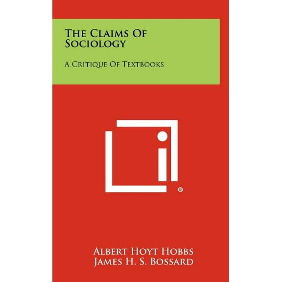 The Claims of Sociology: A Critique of Textbooks, (Hardcover)
