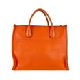 thumbnail image 1 of Pre-Owned GUCCI handbag shoulder bag leather orange gold ladies 674822 z4678 (Good), 1 of 5