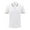 White, variant on Aofany Men's Pique Turndown Collar Shirts Short Sleeve Summer Casual Slim Fit Shirts Athletic Solid Plus Size Tshirt