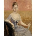 thumbnail image 2 of Albert Edelfelt 20x24 Black Ornate Framed Double Matted Museum Art Print Titled: Portrait Study of Countess Augusta Lewenhaupt (1887), 2 of 5