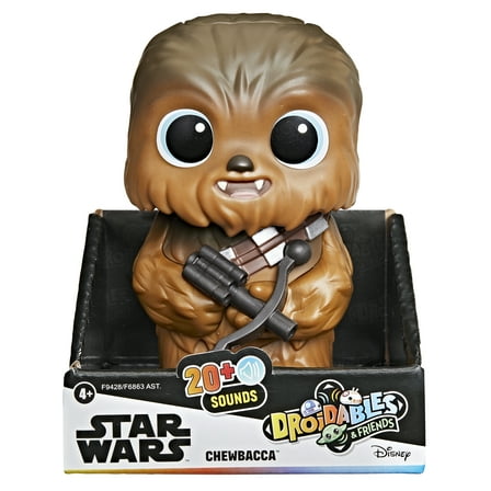 Star Wars Droidables Chewbacca, Star Wars Electronic Figure, Interactive Toys (4")