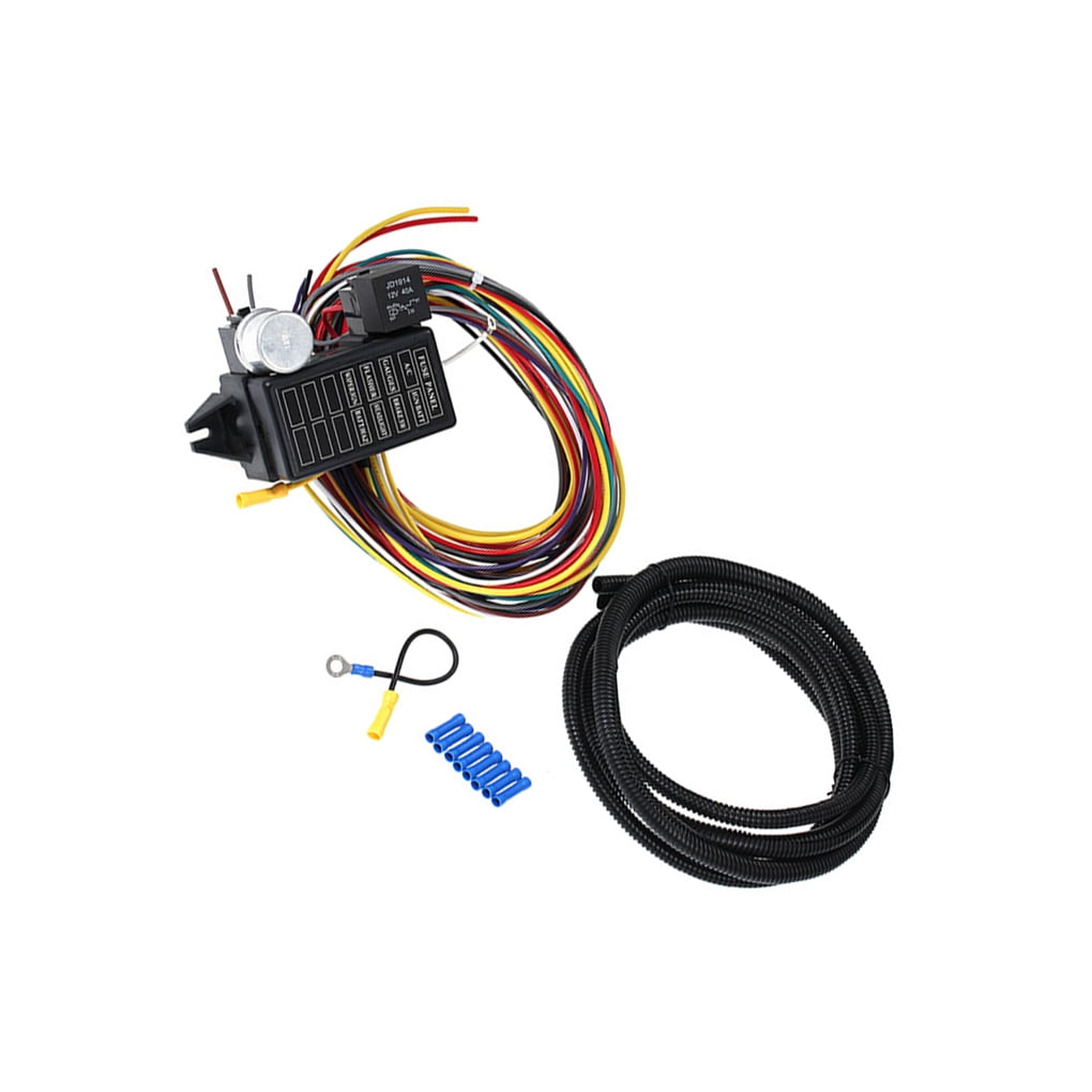 pitrice Wire Harness Wear resistant Universal Wiring Harness Professional Auto Accessories Car Protection Harness Easy Installment 8 way 8 way Walmart