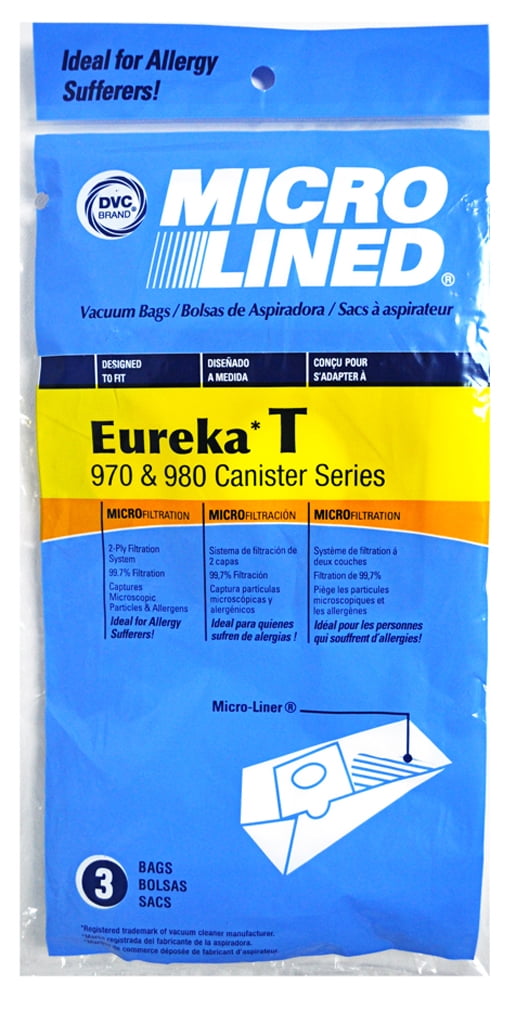 Eureka Vacuum Bags Style T Microlined by DVC Walmart Canada