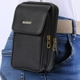 thumbnail image 6 of Men's Leather Belt Pocket Wallet Middle-aged And Elderly Men's Bag Phone Mobile Wallet J7A3, 6 of 9