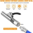 thumbnail image 4 of Lock-Type High Pressure Grease Gun Coupler, Single Handle Grease Filling Head Self-locking Grease Mouth Compatible with All Grease Guns, 4 of 5