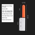 thumbnail image 4 of Alician Night Fishing Rod Lights Electronic Rod Luminous Stick Light Led Removable Waterproof Float Tackle Night Fishing Tool, 4 of 6
