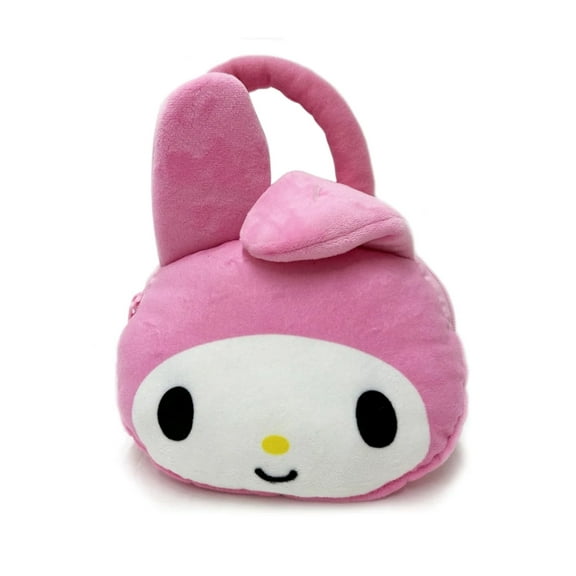 Hello Kitty Purse My Melody Handbag Plush Bag Soft Girls Sanrio Small 9"