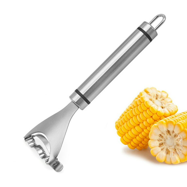  3Pcs Magic Corn Cutter Peeler,corn peeler,Corn Stripper Cob  Stripper Tool,Stainless Steel Corn Thresher,Corn Peeler with Ergonomic  Handle: Home & Kitchen