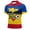 Orange, variant on 2026 Soccer Cup Jersey for Men, Polo Collar Short Sleeve Country Flag & Ball Graphic Top - Moisture-Wicking Fan Tee for Stadium & Daily Outings Black L