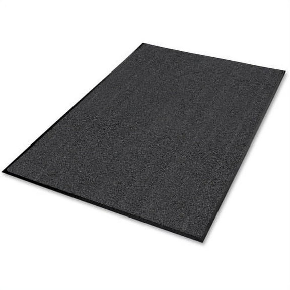 Genuine Joe Platinum Series Indoor Wiper Mats Indoor - 66" Length x 43.50" Width - Nylon - Gray
