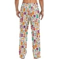 thumbnail image 2 of Top-kevin Colorful Violin Drum Pajama Pants for Men Comfort Sleep Lounge Bottoms Straight-fit with Pockets S-XXL, 2 of 7