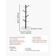 thumbnail image 3 of KFFKFF Mug Holder Mug Rack Tree, Mug Holder Tree Coffee Cup Dryer with 8 Hooks Coffee Bar Accessories Mug Organizer Tree, 3 of 10