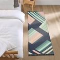 thumbnail image 3 of Yayeee Runner Rug for Bedroom 2'x6' Machine Washable Hallway Non Slip Mat, Isometric Pink, 3 of 8