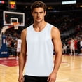 thumbnail image 4 of Qiyinn Men's Sleeveless Vest Tank Top | Casual Solid Color Muscle Vest for Gym, Summer Layering, 4 of 7