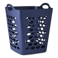 thumbnail image 2 of Your Zone Flexible Plastic Laundry Hamper, 3 Pack, Stadium Blue, 2 of 5