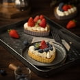 thumbnail image 5 of CHEFMADE Mini Tart Pan Set, 4-inch 4Pcs Heart-Shaped Carbon Steel Quiche Bakeware (Champagne Gold), 5 of 8