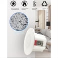 thumbnail image 3 of 3 Inch Passive Ceiling Speakers 4 Ohm Home Theater Background Music Stereo Sound Embedded Audio System, 3 of 8