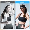 thumbnail image 4 of Minnieouse Diademas deportivas versátiles de 4 piezas para hombres y mujeres Diadema antideslizante ligera de primera calidad Accesorio para el cabello, 4 of 6