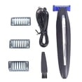 thumbnail image 3 of Personal Rechargeable Solo Touch Smart Razor Micro Trimmer Men Shaver, 3 of 6