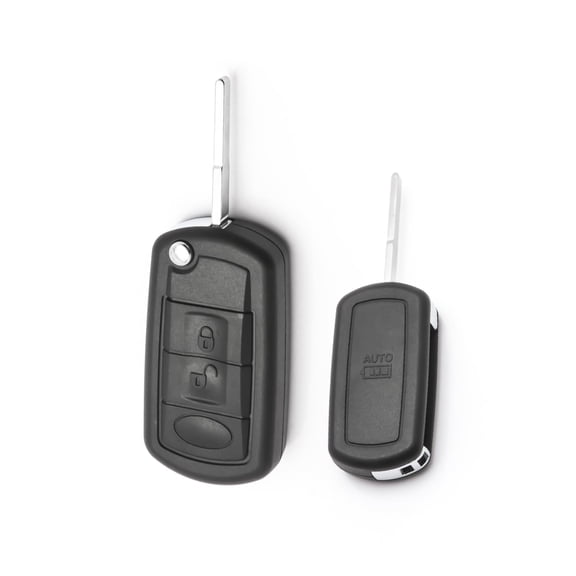 x xotic tech Replacement Flip Remote Car Key Fob 3-Buttons Compatible With Land Rover LR3 Range Rover Sport 2006-2011 (NO Chip)
