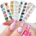 3D Nail Chain Colorful Chain With Drill Nails Metal Decorative Chain Nail Decorations DIY Nail