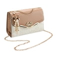 thumbnail image 2 of Bolso bandolera Yinane para mujer con cadena cuero Caqui, 2 of 8