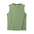 thumbnail image 3 of Hessimy Mens Sleeveless Tank Tops Workout Muscle Gym Shirt Athletic Bodybuilding Slim Fit T Shirts（AG,XL), 3 of 3
