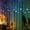 Multicolor, variant on Asisol Window Curtain String Lights 11.5ft 96 LED Christmas Fairy Hanging Lights Plug in 8 Modes Window Lights with 16 Drops for Indoor Outdoor Party Home Decorations (Cool White)