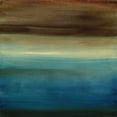 thumbnail image 2 of Harper, Ethan 12x12 Gold Ornate Wood Framed with Double Matting Museum Art Print Titled - Abstract Horizon III, 2 of 4