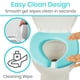 thumbnail image 4 of Funda para asiento de inodoro, cojín suave e impermeable para asiento de inodoro, universal, con diseño autoadhesivo para baño, 4 of 6