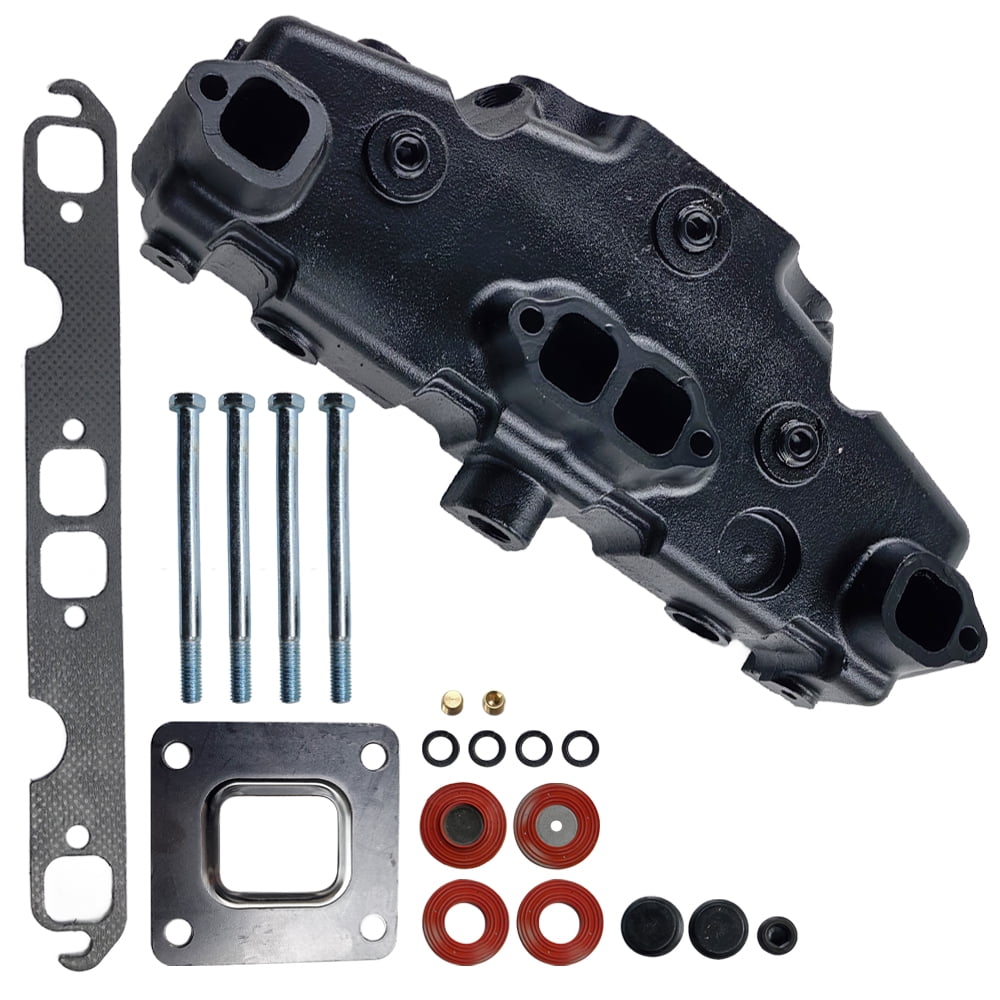 Panlongic Marine Dry Joint Exhaust Manifold For MerCruiser 2002 And Newer 5.0 5.7 6.2 V8